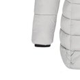 thumbnail image 3 of Fankiway Veste Décontractée Mi-Longue à Capuche à Manches Longues pour Femme avec Petit Imprimé Style Gris m, 3 of 4