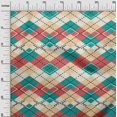 thumbnail image 3 of oneOone Polyester Spandex Dark Teal Green Fabric Check Sewing Craft Projects Fabric Prints By Yard 56 Inch Wide, 3 of 5