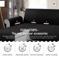 thumbnail image 4 of CHUANK Housse Imperméable pour Canapé, Housses pour Sofa en L, Housse pour Chaise Longue, Housse Réversible de Protection de Meuble pour Animaux, Enfants, Chien, Chat, Kaki P, 4 of 7
