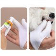 thumbnail image 3 of Dog Or Cat Finger Toothbrush 2 Fingers Cots Design For Easy Teeth Cleaning Care For Cats Dogs Washable Reusable, 3 of 3