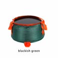 thumbnail image 3 of Seau de Pêche Barils Pliants Sac de Transport Conteneur Fin Finition Durable Multifonctionnel Résistance à l'Usure Polyester Vert Foncé, 3 of 8