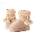 thumbnail image 2 of TIMIFIS Snow Boots For Kids Toddler Boys Girls Outdoor Shoes Non Slip Booties With Side Zipper - Spring, 2 of 4