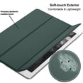 thumbnail image 4 of DuraSafe Cases pour iPad PRO 9.7 2016 [ PRO 9.7 Pouces ] MLMP2LL/A MM172LL/A MLMN2LL/A MLMW2LL/A MLMX2LL/A MM192LL/A MLMV2LL/A Étui PC Ultra Mince Intelligent avec Mise en Veille / Réveil Automatique - Vert Foncé, 4 of 4
