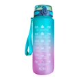 thumbnail image 3 of Bouteille d'Eau de Sport 1000 ml avec Indicateur de Temps, Tasses Portatives pour l'Extérieur (Couvercle Violet), 3 of 3