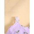 thumbnail image 4 of Honganda Barboteuse Robe pour Bébé Fille, Sans Manches Broderie Fleur Patchwork Body Vêtements d'Été, 4 of 9