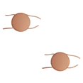 thumbnail image 2 of relayinert 1/2/3/5 Confort et Durabilité des Chaises Coussin Rond Doux et Confortable Brun 2 Pcs, 2 of 6