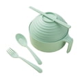 thumbnail image 2 of Instant Noodles Bowl, Reusable Tableware Set With Chopsticks, Leak-Resistant Lid Design, Multi-Functional Stackable Serving Bowl, Dormitory And Kitchen Essentials, 2 of 5