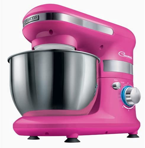 SENCOR 300w 6-Speed Stand Mixer, Rose