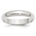 thumbnail image 1 of Mens 4mm Wedding Band Ring in Sterling Silver, 1 of 4