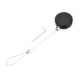 thumbnail image 1 of Uxcell Serrure de Câble Rétractable 1.8 Pieds avec Loquet Télécommande Serrure de Sécurité avec Cordon Réglable Anti-Vol, Noir, 1 of 7