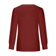 thumbnail image 5 of FAIWAD Women's V Neck Long Sleeve Tunic Tops Pleated Layered Button Down Slim Pullover Tops, 5 of 5