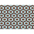 thumbnail image 1 of Ahgly Company Machine Washable Indoor Rectangle Transitional Blue Lagoon Blue Area Rugs, 5' x 7', 1 of 7