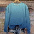 thumbnail image 4 of Yuyuzo Chandails en Molleton pour Filles Col Rond Manches Longues Décontracté Confortable Bloc de Couleur Pull d'Automne, 4 of 4
