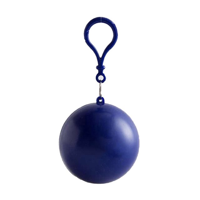 CAROOTU Disposable Rain Ponchos With Ball Storage Box Lightweight Raincoats Rain Gear