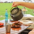 thumbnail image 3 of Large Capacity Stainless Steel Portable Outdoor Camping Kettle For Boiling Water Hiking Picnic And Travel Cookware, 3 of 3