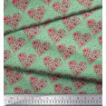 thumbnail image 3 of Soimoi Rayon Fabric Bird & Heart Print Fabric by The Yard 56 Inch Wide, 3 of 3