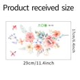 thumbnail image 2 of Romantic Flowers Wall Sticker for Bathroom Toilet Seats Fridge Cupboard Decal, 2 of 8