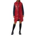thumbnail image 2 of Kmbangi Gilet Long Sans Manches à Fermeture Éclair, Coupe Ajustée, Uni, Décontracté pour Femmes, 2 of 9