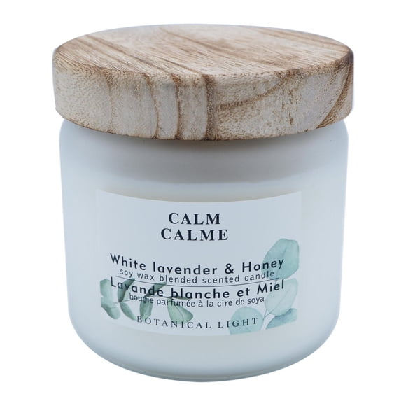 Botanical Light 395g white lavender & Honey Soy Wax Blended Scented Candle