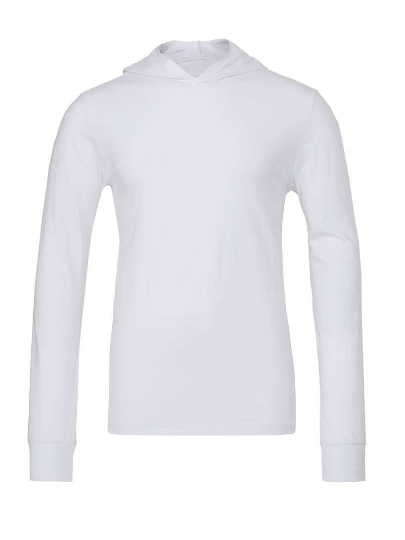 Gravity Threads Men's Long Sleeve Hoodie Shirt, White XL