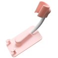thumbnail image 3 of 2 Pieces Self-Adhesive Bracket Adjustable Handheld Holder Wall Mount 2 Hooks Stand  Pink, 3 of 10