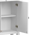 thumbnail image 4 of Amherst Armoire de Rangement Transitionnelle en Bois Massif de 36 Pouces de Large, Blanc, 4 of 9