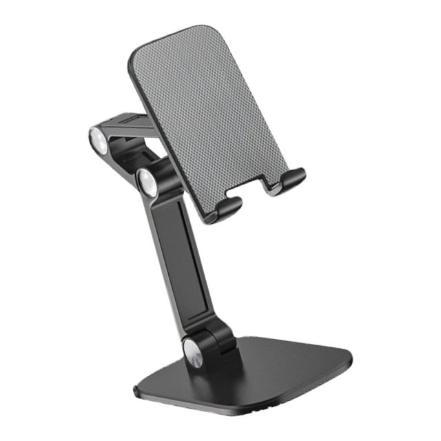 Support de Téléphone Cellulaire pour Bureau, Support de Téléphone Mobile de Bureau Pliable, Station d'Accueil de Téléphone Réglable, Accessoires pour Téléphone Cellulaire