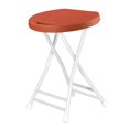 thumbnail image 4 of Folding Stool High Stool Camp Stool Furniture Round Stool Camping Chair Foldable red, 4 of 9