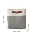 thumbnail image 3 of Vaidha Large Capacity Fabric Organiser Storage Box Bedroom Clothes Books Toys Storage Basket, 3 of 6