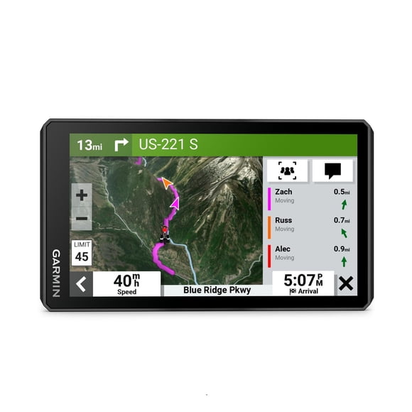 Garmin zūmo XT2 Weather Resistant Bluetooth Motorcycle GPS Navigator with 6-in Glove Friendly Touchscreen Display - Black