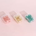 thumbnail image 4 of Metal Wire Paper Clamp Binder Clips Colored Multifunction Hollow Out Paper Desktop Office Organizer for Photo File Students School Office Home Supply 10pcs per Box 32mm, 4 of 8