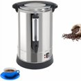 thumbnail image 2 of PartyHut 100-Cup XL Commercial Coffee Urn | Stainless Steel Coffee Maker Hot Beverage Dispenser for Catering & Events | Extra Large Commercial Size Coffee Brewer Broiler, 2 of 4