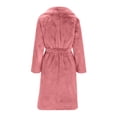 thumbnail image 4 of LOVZFMLL Jackets for Women's Button Pockets Bandage Solid Color Long Sleeve Loose Coat Medium Length Coat, 4 of 6