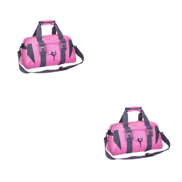Wweixi Fitness Bag For On Go Lightweight And Portable Strong And Durable Multipurpose Yoga Gym Bags pink 2Set