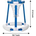 thumbnail image 4 of Christmassxbd Floating Pool Basketball Hoop Game Compatible With Swimming Pool | Includes Hoop, 2 Balls And Pump,inflatable Basketball Hoop Water Bask_Perfect Gift, 4 of 5