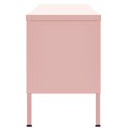 thumbnail image 2 of vidaXL Meuble TV - Acier Rose, 105x35x50 cm, 2 of 5