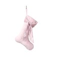 thumbnail image 2 of Iumwxz White Velvet Christmas Stocking with Snowflake and Star Patterns 40x19cm Holiday Tree Ornament Sock with Rope Hanger for Festive Home Decor Includes 1 Stocking, 2 of 6
