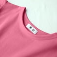 thumbnail image 3 of WEIYLL Girls T-Shirts Basic Ruffle Fly Sleeve Cute Tunic Crewneck Summer Casual Clothes for 2-3 Years, 3 of 6