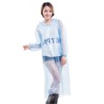 thumbnail image 4 of Transparent Raincoat Disposable Raincoat Thickened Full Body Portable Adult Hiking Card Raincoat, 4 of 4