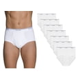 thumbnail image 3 of Fruit Of The Loom Mens Extended Sizes Classic White Brief - 6 Pack, 2XL, White,, 3 of 6