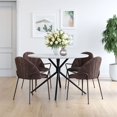 thumbnail image 3 of ZUO Kurt Dining Chair (Set of 2) Dark Brown, 3 of 12