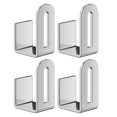 thumbnail image 2 of SuoKom 2 Pair Holder Pot Lid Storage Pots and Pans Organizer Pot Lid Holder Stand Serving Tray Organizer Dish Rack Pot Cover Door Bracket Bakeware No Punching, 2 of 9