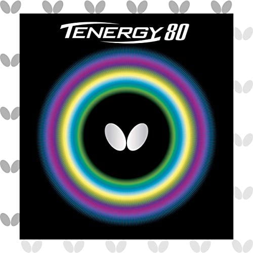 Butterfly Tenergy 80 Caoutchouc de Tennis de Table Caoutchouc de Tennis de Table / 1,7 mm, 1,9 mm Ou 2,1 mm / Rouge Ou Noir / 1 Feuille de Caoutchouc de Tennis de Table Inversée / Caoutchouc Professionnel de Tennis de Table