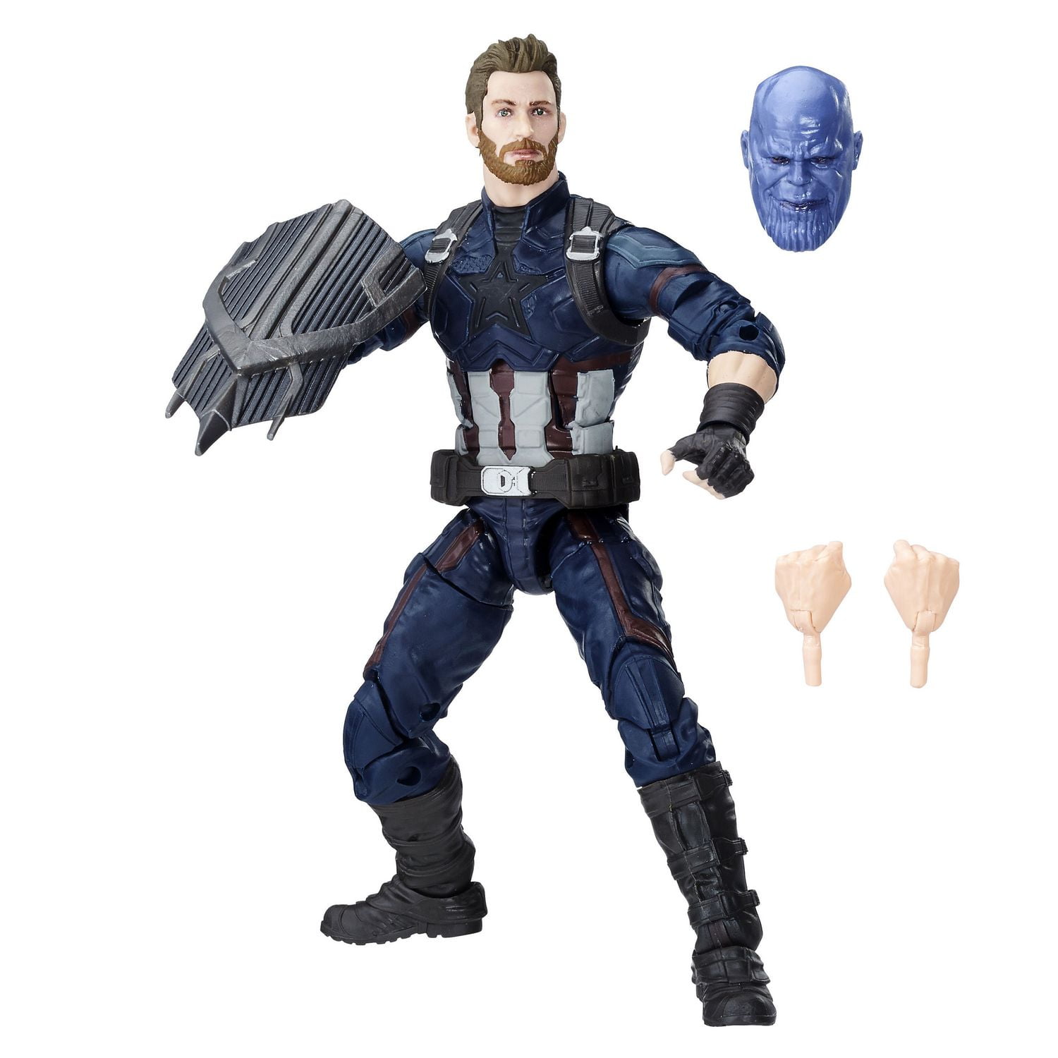 Avengers série Marvel Legends - Figurine Capitaine America de 15 cm