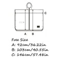 thumbnail image 3 of Prolriy Ponchos de Pluie pour Adultes Imperméable Unisexe Manteau de Pluie avec Poches Veste à Capuche Ados pour Adultes Mode Ponchos Parapluie Adulte Blanc, 3 of 7