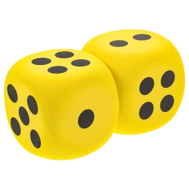 2pcs Large EVA Dices Game Prop Dices Portable Party Dices Props Party Plaything