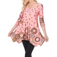 thumbnail image 2 of (coral, s) - Women's Erie Tunic Top, 2 of 4