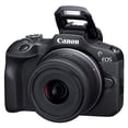 thumbnail image 2 of Canon EOS R100 Appareil Photo Sans Miroir avec Objectif RF-S 18-45mm, 55-210mm, Mémoire 64 Go, Trépied, Sac à Dos et Ensemble ZeeTech, 2 of 5