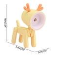 thumbnail image 3 of Meitianfacai Cute Pet Night Light Student Dormitory Reading Mini Table Lamp Bedroom Sleep Lamp Desktop Decoration, Yellow, 3 of 3