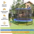 thumbnail image 3 of Gymax 12FT Recreational Trampoline w/ Basketball Hoop Safety Enclosure Net Ladder, 3 of 10